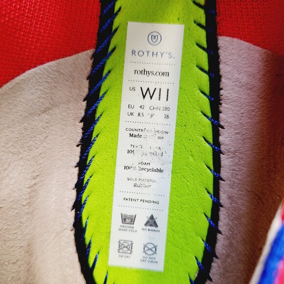 Rothy's The Point in Bright Red size 11 - Picture 6 of 8